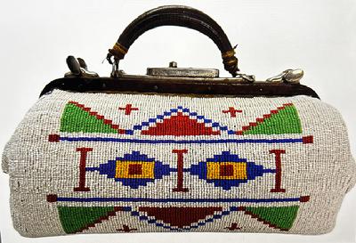 native american beaded purse